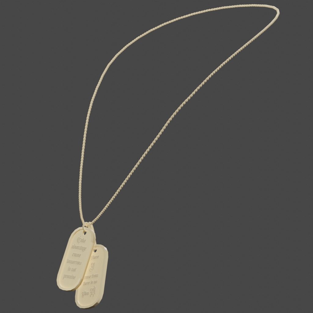 JC Dog Tag Chain – GTA JC